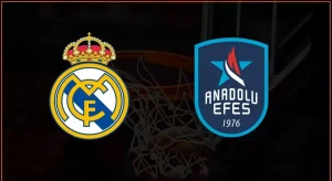 Real Madrid 57-58 Anadolu Efes THY EuroLeague’de şampiyon Anadolu Efes