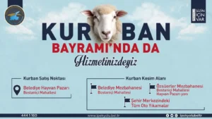 2023 yılı Kurban Hizmetleri Komisyon kararı ile İpekyolu’nda kurban satış