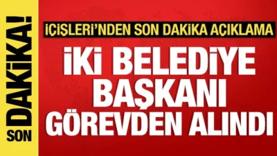 Son dakika haberi: İçişleri Bakanlığı, Tunceli Belediye Başkanı Cevdet Konak ve