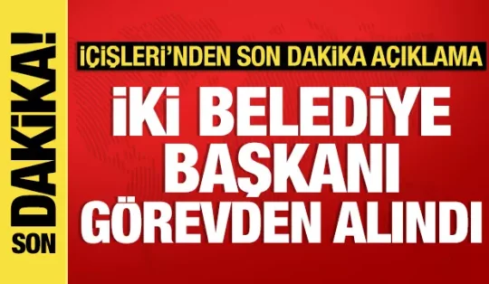 Son dakika haberi: İçişleri Bakanlığı, Tunceli Belediye Başkanı Cevdet Konak ve
